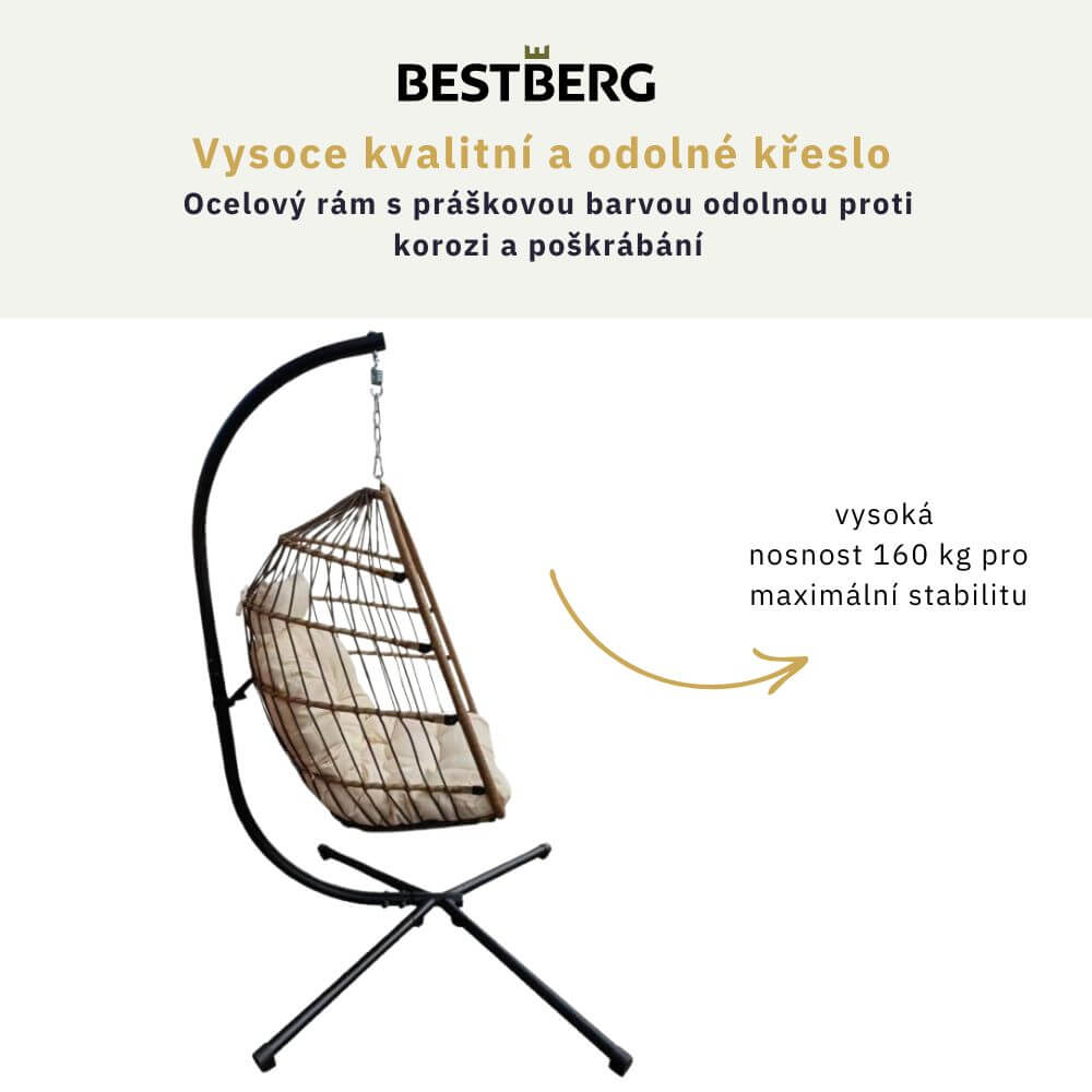 závěsné křeslo BestBerg BBHC-31